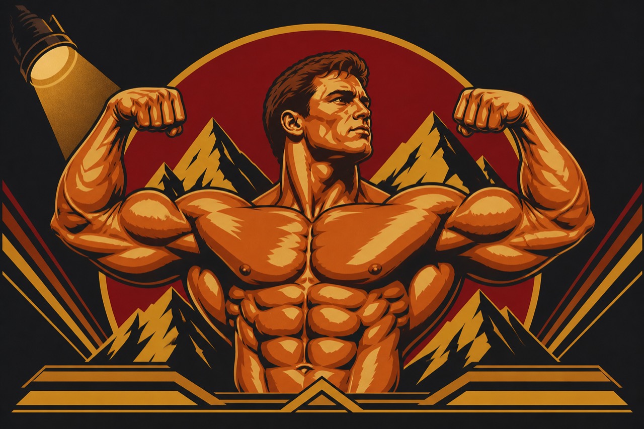 Illustriertes Icon von Patrick Tuor für den Schweizer IFBB-Plan